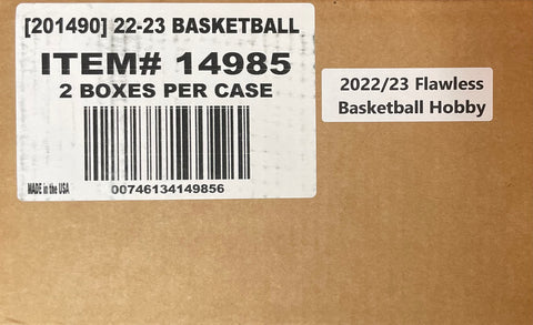 *NEW* 2022-23 Panini Flawless Basketball Hobby, 2 Box Case