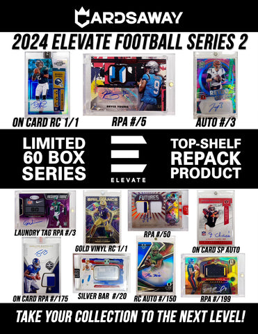 2024 CardsAway Elevate Series 2 Football Hobby, 5 Box Case *RELEASES 1/17*