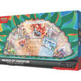 Pokemon Masks of Ogerpon EX, 6 Premium Collection Box Case