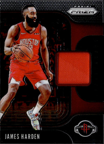 2019-20 James Harden Panini Prizm SENSATIONAL SWATCHES JERSEY Houston Rockets #SS-JHA