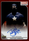 2023 Captain America John Stanko Upper Deck Marvel Platinum PLATINUM ORANGE RAINBOW ARTIST AUTO 15/35 #13