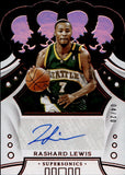 2019-20 Rashard Lewis Panini Crown Royale AUTOGRAPH RED AUTO 4/20 Seattle Sonics #CA-RLW