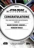 2022 Mark Boone Junior as Ranzar Malk Topps Masterwork AUTO #MWA-MBJ