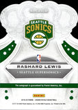 2019-20 Rashard Lewis Panini Crown Royale AUTOGRAPH RED AUTO 4/20 Seattle Sonics #CA-RLW