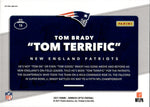 2017 Tom Brady Donruss Optic AKA TOM TERRIFIC #15 New England Patriots 1