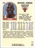 1989-90 Michael Jordan NBA Hoops Chicago Bulls #200 4