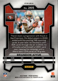 2023 Brandon Aiyuk Panini Prizm BLACK & WHITE CHECKER San Francisco 49ers #265