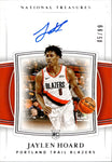 2019-20 Jaylen Hoard Panini National Treasures ROOKIE AUTO 5/99 Portland Trailblazers #157