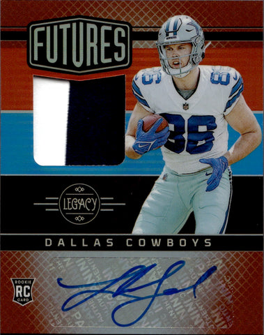 2023 Luke Schoonmaker Panini Legacy FUTURES PATCH AUTOGRAPHS RUBY ROOKIE JERSEY AUTO 53/100 Dallas Cowboys FAPS-18