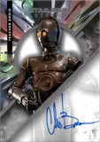 2022 Chris Bartlett as Teacher Droid Autograph Topps Star Wars Masterwork #MWA-CB AUTO