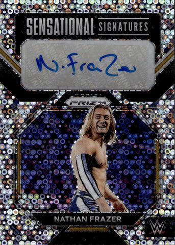 2023 Nathan Frazer Panini Prizm UNDERCARD SENSATIONAL SIGNATURES DISCO AUTO #SN-NFZ