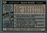 1980 Ozzie Smith  Topps #393 San Diego Padres HOF 2