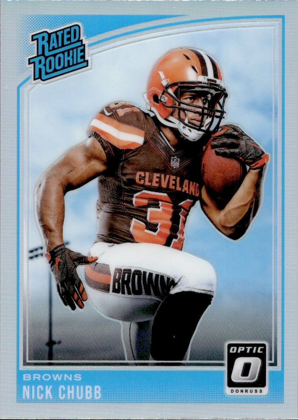 2018 Panini store Donruss Optic Nick Chubb PSA 10