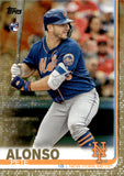 2019 Pete Alonso Topps Series 2 GOLD BORDER ROOKIE 1614/2019 #475 New York Mets