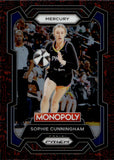 2024 Sophie Cunningham Panini Prizm Monopoly CLASSIC ICONS RED PRIZM Phoenix Mercury #37 2