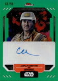 2023 Topps Finest Star Wars Joplin Sibtain as Brasso Autograph #FA-JS 66/99 GREEN REFRACTOR AUTO