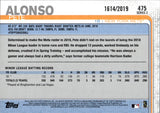 2019 Pete Alonso Topps Series 2 GOLD BORDER ROOKIE 1614/2019 #475 New York Mets