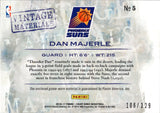 2016-17 Dan Majerle Panini Court Kings VINTAGE MATERIALS 106/129 Phoenix Suns #5