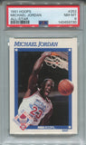 1991 Michael Jordan Hoops Basketball ALL-STAR PSA 8 #253 CHICAGO BULLS