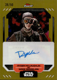 2023 Topps Finest Star Wars Ryder McLaughlin as Wade Resselian Autograph #FA-RW 38/50 GOLD REFRACTOR AUTO