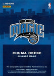 2019-20 Chuma Okeke Panini Donruss NEXT DAY ROOKIE AUTO Orlando Magic #ND-CHO 2