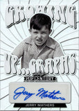 2022 Jerry Mathers Leaf Pop Century SILVER GROWING UP... GRAPHS AUTO 17/25 AUTOGRAPH #GUG-JM1 Leave It To Beaver