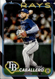 2024 Jose Caballero Topps Update INDEPENDENCE DAY 14/76 #US161 Tampa Bay Rays