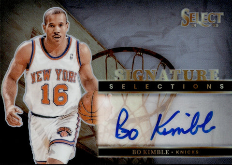 2024-25 Bo Kimble Panini Select SIGNATURE SELECTIONS AUTO AUTOGRAPH #SS-KIM New York Knicks