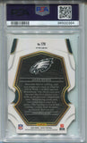 2022 Jalen Hurts Panini Select PREMIER LEVEL DIE CUT GREEN YELLOW PRIZM PSA 10 #179 Philadelphia Eagles 0384