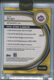 2024 David Wright Topps Five Star PURPLE AUTO 21/50 AUTOGRAPH #FSA-DWR New York Mets