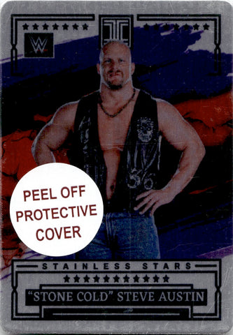 2023 "Stone Cold" Steve Austin Panini Impeccable PURPLE STAINLESS STARS 34/49 #14 WWE Legend