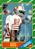 1986 Jerry Rice Topps ROOKIE RC #161 San Francisco 49ers HOF *NRMT Corners*