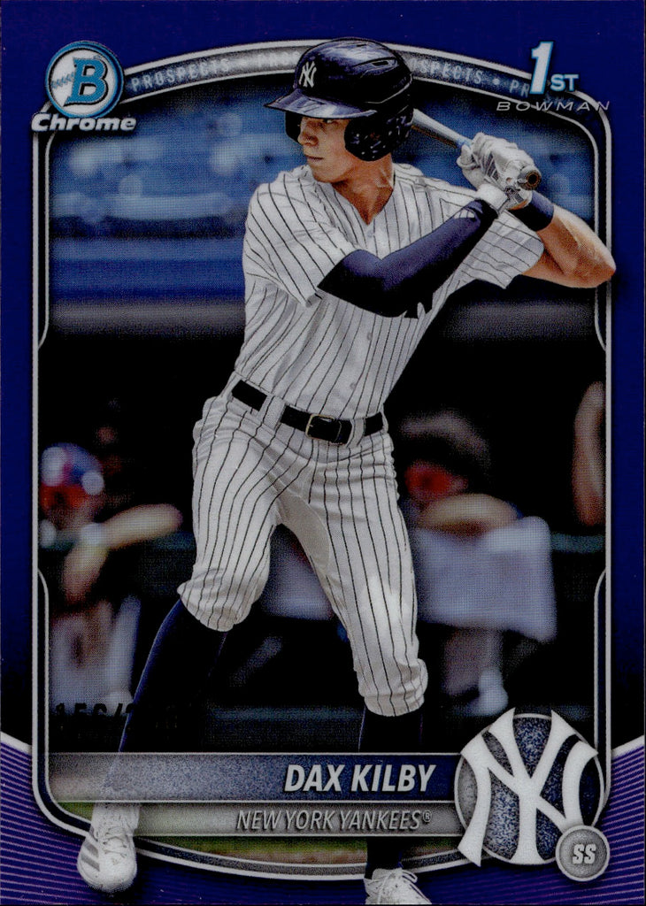 2025 Dax Kilby Bowman Chrome 1ST BOWMAN PROSPECT PURPLE REFRACTOR 156/