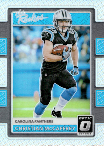 2020 Select CHRISTIAN MCCAFFREY Blue Checker Die Cut Concourse #7