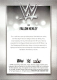 2026 Fallon Henley Topps Chrome Sapphire WWE Orange Sapphire Refractor 09/25 #165 NXT