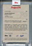 2021 Jackie Robinson Topps Project 70 Chuck Styles 1952 TOPPS #884 Brooklyn Dodgers HOF