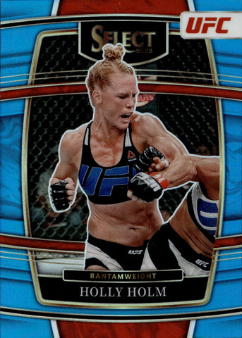 2022 Holly Holm Panini Select UFC CONCOURSE BLUE 161/199 #19 Bantamweight