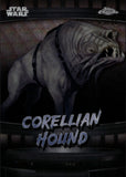 2024 Corellian Hound Topps Chrome Star Wars BLACK WAVE REFRACTOR SP 03/10 #95