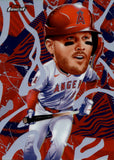 2025 Mike Trout Topps Finest HEADLINERS CASE HIT SP #HL11 Anaheim Angels