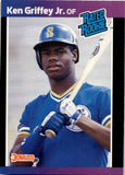 1989 Ken Griffey Jr. Donruss ROOKIE RC #33 Seattle Mariners HOF 4