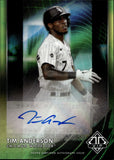 2022 Tim Anderson Topps Transcendent Collection VIP GREEN AUTO 14/20 AUTOGRAPH #VIP-TA Chicago White Sox