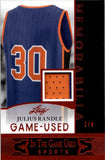 2024 Julius Randle Leaf In the Game Used RED FOIL PATCH 1/4 RELIC #GUM-32 New York Knicks