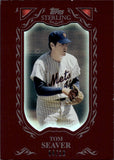 2009 Tom Seaver Topps Sterling FRAMED BURGUNDY 04/10 #102 New York Mets HOF