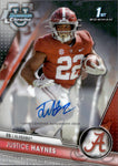 2023 Justice Haynes Bowman University Chrome 1ST BOWMAN AUTO AUTOGRAPH #85 Alabama Crimson Tide