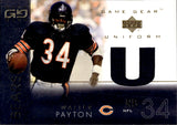 2001 Walter Payton Upper Deck UD GAME GEAR JERSEY RELIC #WP-U Chicago Bears HOF