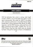 2026 Jade Cargill Topps Chrome WWE The National Sports Collector Convention Exclusive Red Refractor 5/5 #WWE-45 Friday Night Smackdown