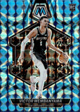2023-24 Victor Wembanyama Panini Mosaic BLUE REACTIVE ROOKIE San Antonio Spurs #238
