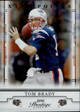2008 Tom Brady Playoff Prestige XTRA POINTS 208/300 #56 New England Patriots
