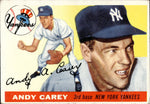 1955 Andy Carey Topps #20 New York Yankees BV $20