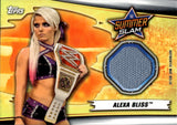 2019 Alexa Bliss Topps WWE SUMMERSLAM MAT RELIC #MR-AB Friday Night Smackdown